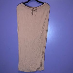 Mauve Pink Long Forever 21 Skirt with slits